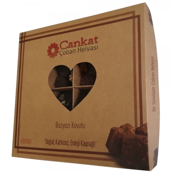 BOZYAZI KAVUTU (Cankat Çoban Helvası) KARMA  KRAFT KUTU HEDİYELİK - Görsel 2