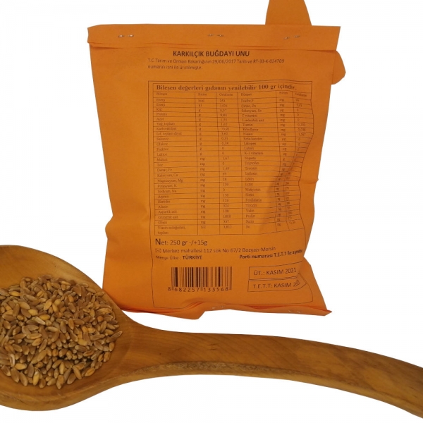 Ata Tohumu Kara Kılçık Buğdayı Unu (250 gr) - Görsel 2